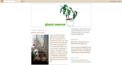 Desktop Screenshot of plantrescue.blogspot.com