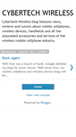 Mobile Screenshot of cybertechwireless.blogspot.com