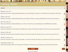 Tablet Screenshot of lorberglibrary.blogspot.com