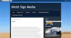 Desktop Screenshot of ninthsignmedia.blogspot.com