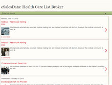 Tablet Screenshot of esalesdata-email-list.blogspot.com