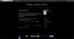 Desktop Screenshot of corroluegoexisto.blogspot.com