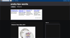 Desktop Screenshot of anekatipswanita.blogspot.com