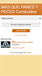 Mobile Screenshot of masquepanesypeces.blogspot.com
