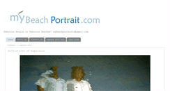 Desktop Screenshot of mybeachportraits.blogspot.com