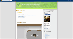 Desktop Screenshot of pianofortenuovetecniche.blogspot.com