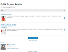 Tablet Screenshot of butikpesonaannisa.blogspot.com