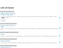 Tablet Screenshot of life24seven.blogspot.com