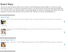 Tablet Screenshot of evans-story.blogspot.com