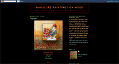 Desktop Screenshot of dmlebrisminiaturepaintings.blogspot.com