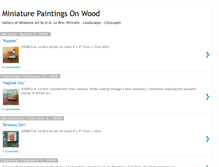 Tablet Screenshot of dmlebrisminiaturepaintings.blogspot.com