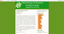 Desktop Screenshot of biblio-brossard.blogspot.com