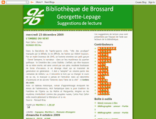 Tablet Screenshot of biblio-brossard.blogspot.com