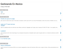 Tablet Screenshot of geekeandomexico.blogspot.com
