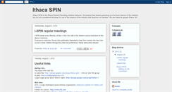 Desktop Screenshot of ithaca-spin.blogspot.com