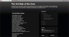 Desktop Screenshot of 3rdsideofcoin.blogspot.com