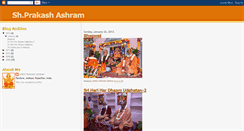 Desktop Screenshot of prakashashram.blogspot.com