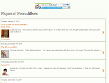 Tablet Screenshot of piquesnpecadilloes.blogspot.com