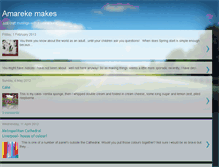 Tablet Screenshot of amarekemakes.blogspot.com