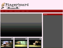 Tablet Screenshot of fingerboardtrick.blogspot.com