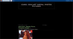 Desktop Screenshot of izabel-goulart-gnepal-photos-pictures.blogspot.com