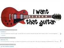 Tablet Screenshot of iwantthatguitar.blogspot.com