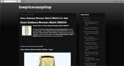 Desktop Screenshot of lowpricevasqshop.blogspot.com