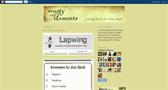 Desktop Screenshot of mustymoments.blogspot.com