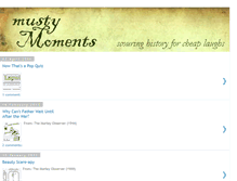 Tablet Screenshot of mustymoments.blogspot.com
