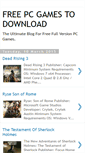 Mobile Screenshot of freegamesdownloadstation.blogspot.com