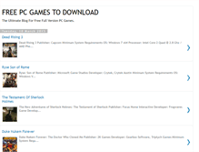 Tablet Screenshot of freegamesdownloadstation.blogspot.com