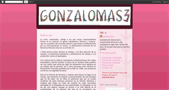 Desktop Screenshot of gonzalomas3.blogspot.com