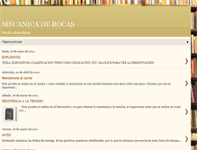 Tablet Screenshot of mecanicaderocas-fes-aragon.blogspot.com
