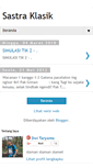 Mobile Screenshot of anto-sastraklasik.blogspot.com