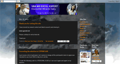 Desktop Screenshot of malaysia-excel-expert.blogspot.com