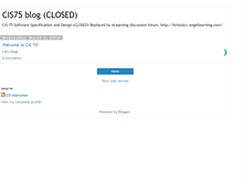 Tablet Screenshot of cit11blog.blogspot.com