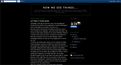 Desktop Screenshot of howweseethings.blogspot.com