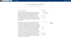 Desktop Screenshot of abhishekisblogging.blogspot.com