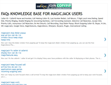 Tablet Screenshot of magicjackfaqs.blogspot.com