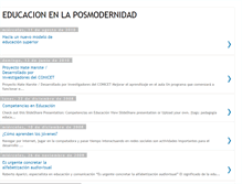 Tablet Screenshot of ies21-educacionposmoderna.blogspot.com