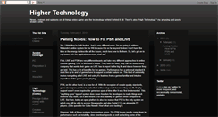 Desktop Screenshot of higher-tech.blogspot.com