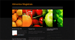 Desktop Screenshot of alimentosmagistrais.blogspot.com