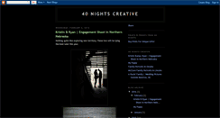 Desktop Screenshot of 40nightscreative.blogspot.com