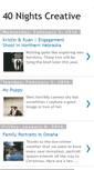 Mobile Screenshot of 40nightscreative.blogspot.com