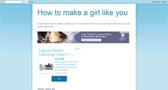 Desktop Screenshot of make-a-girl-like-you.blogspot.com