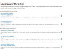 Tablet Screenshot of cpns-terkini.blogspot.com