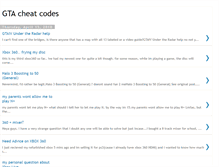 Tablet Screenshot of gta-cheat-codes4.blogspot.com