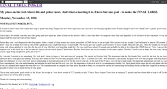 Desktop Screenshot of finaltablepoker.blogspot.com