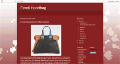 Desktop Screenshot of fendihandbagfashion.blogspot.com