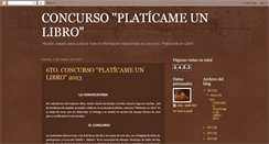 Desktop Screenshot of platicameunlibro6.blogspot.com